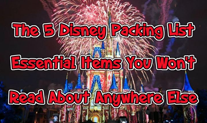 Full Disney World Packing List - All Essentials