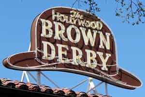 Disney World Brown Derby Menu